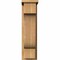 Ekena Millwork Newport Smooth Corbel w/Backplate, Western Red Cedar, 7 1/2"W x 12"D x 28"H COR08X12X28NEW01SWR - alternate 4